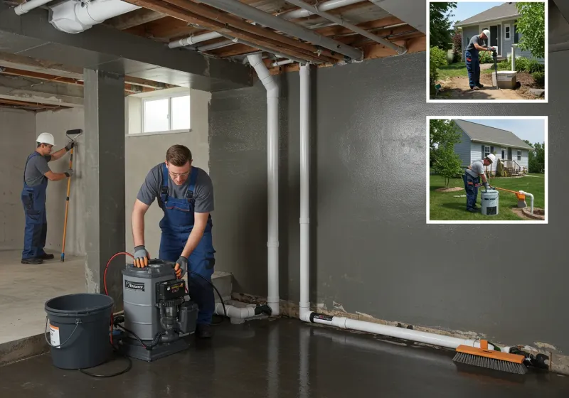 Basement Waterproofing and Flood Prevention process in Country Squire Lakes, IN